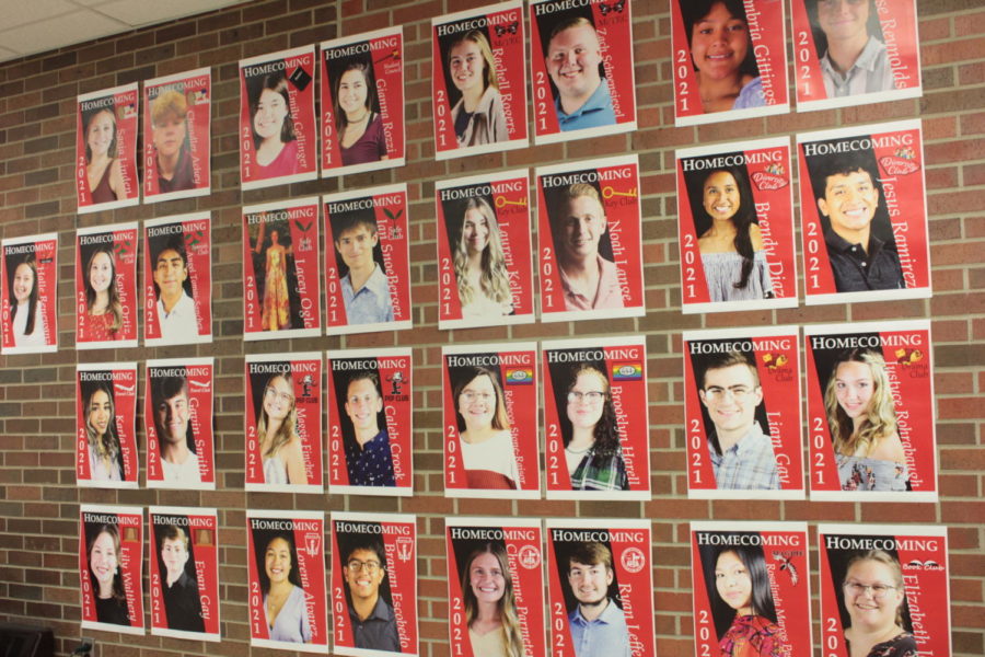 The full list of Homecoming candidates can be seen on the wall between the Guidance Department and Main Office.