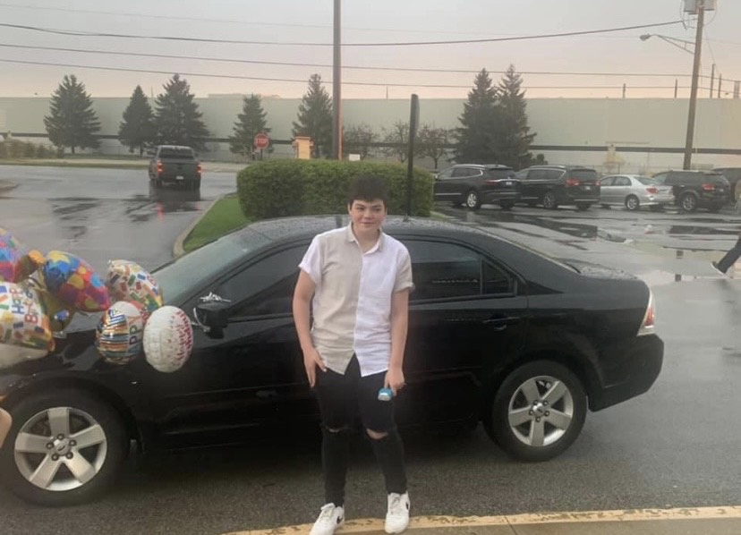 On his 16th birthday, Atticus Picardo was surprised with a car.