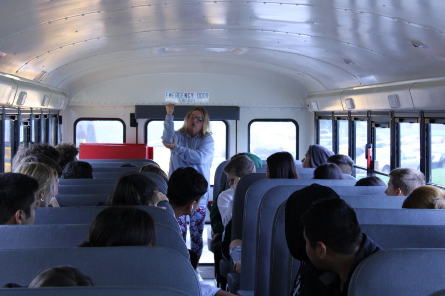 Many students may think of bus evacuation drills as boring and not important. 