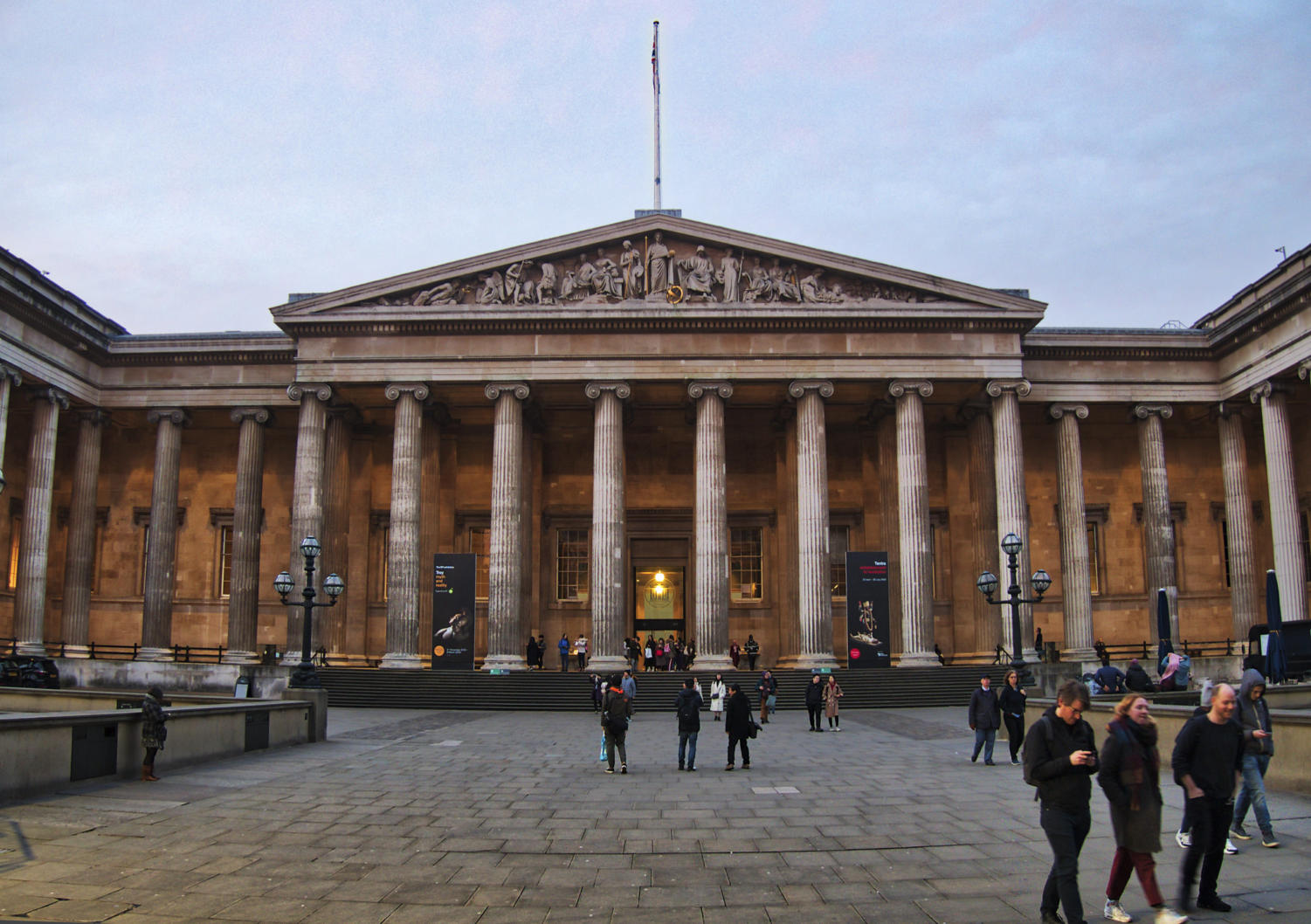 Museums are visited by thousands of people every year. This British Museum is one of many museums one can find.