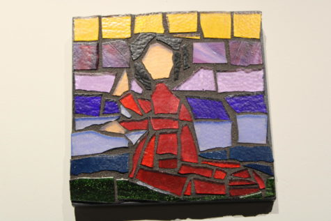 A mosaic by senior, Claire Buck, shows a flamenco dancer. The flamboyant genre originates from the Romani people of Northern Spain. Although the sound is commonly confused with tango, the two are very different. One major difference is the guitar model and chords that are used.