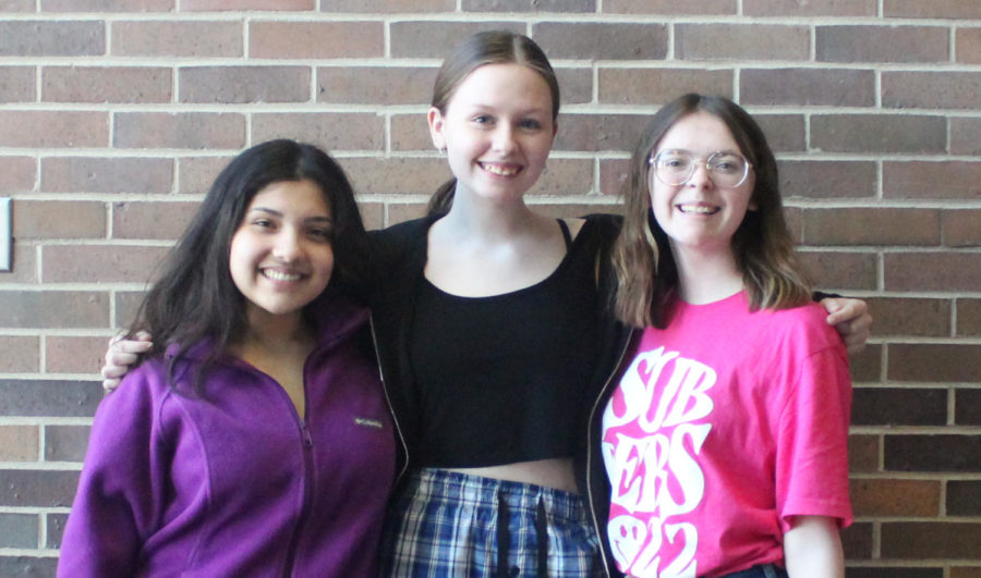 Sophomore Jennifer Anaya-Serrano, junior Gretchen Prifogle, and junior Carissa Dawson each won an individual award in the competition.