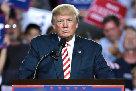 Donald Trump was elected as the 45th President in 2016. Its alleged that during his 2016 presidential campaign he paid hush money to Stormy Daniels to cover up an extra-marital affair, which would have damaged his campaign.