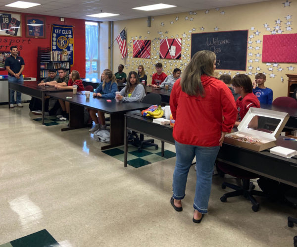 At the beginning of the year, clubs tend to hold call out meetings. This is an opportunity to recruit new members and discuss the upcoming year. Fellowship of Christian Athletes (FCA) had their annual call out meeting where donuts and information was given out. 