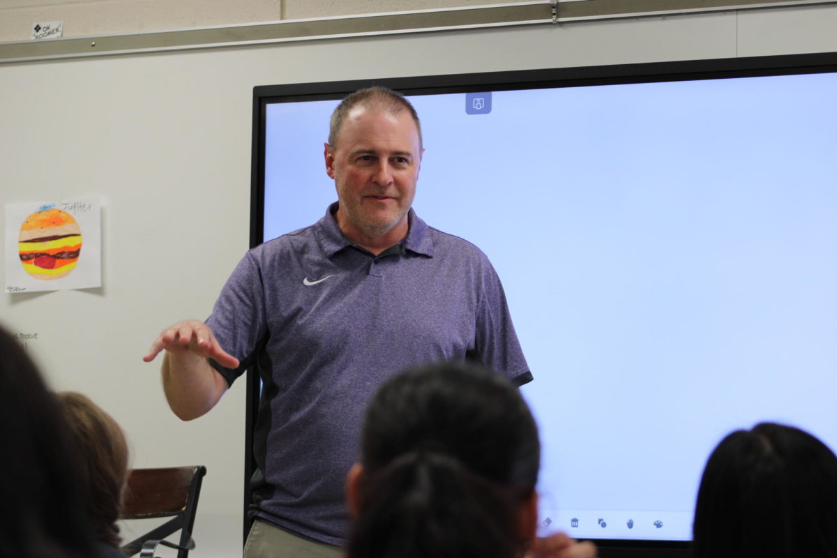 Part of LHS U.S. History curriculum is the development of the first atomic bomb. U.S. History teacher Bryan Looker passionately teaches this subject every year.