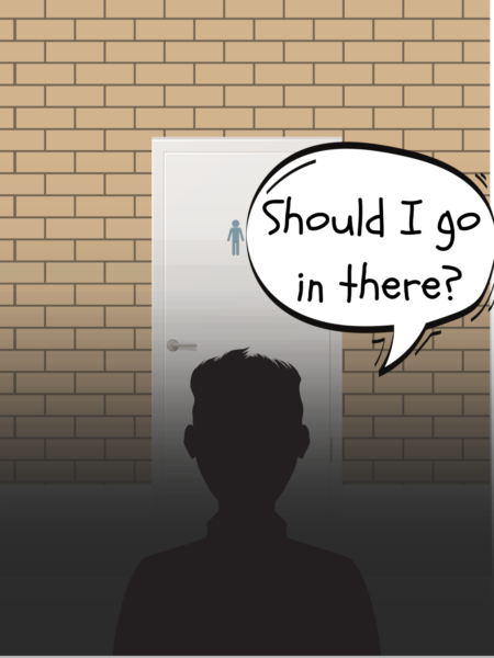 Students have to weigh their options when using the restrooms at LHS. 