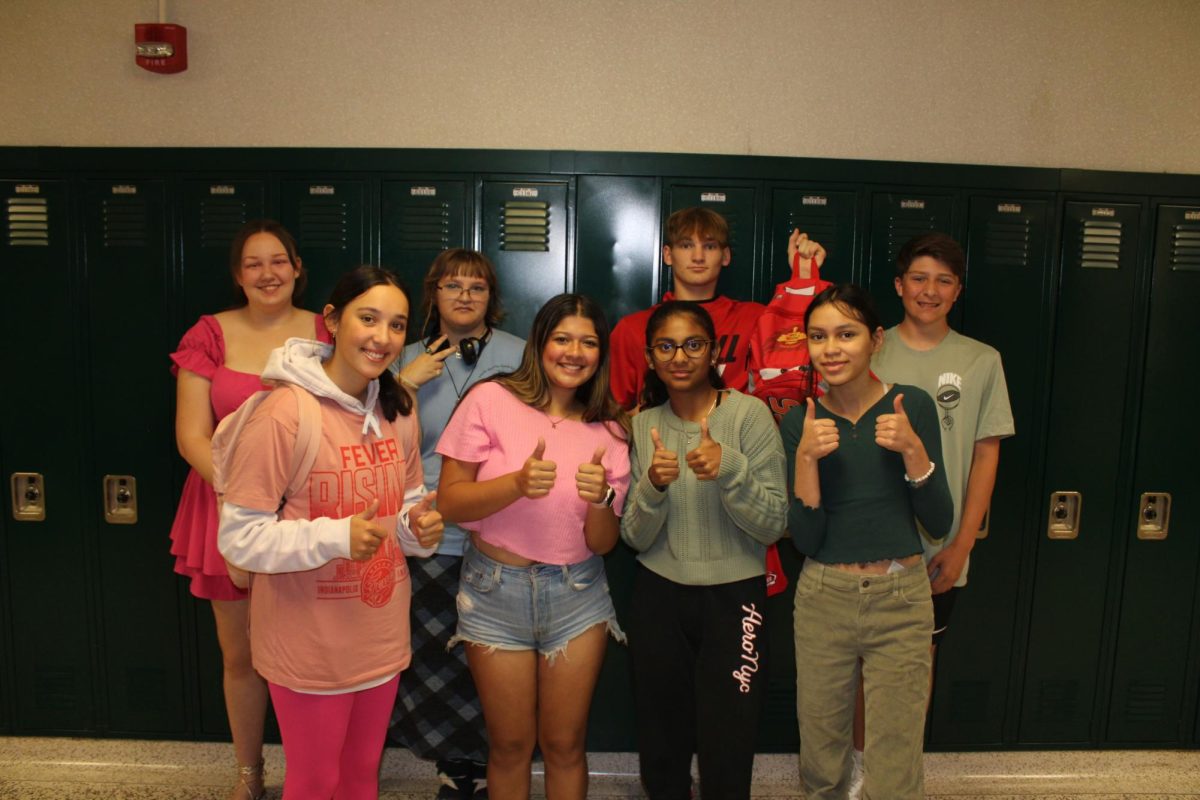 The high school was full of color and smiles on Color Day.