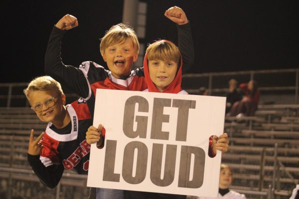 Young Berries ready to cheer on the team and get loud to help the Berries.