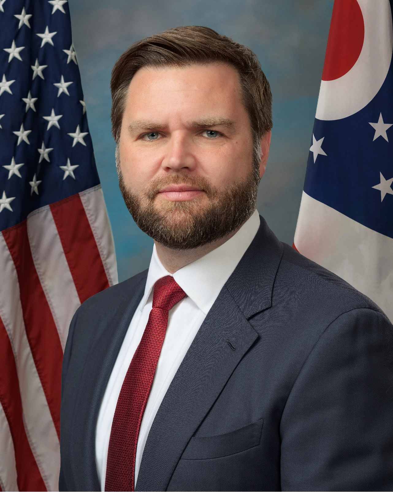 Official portrait of Senator J.D. Vance for the 118th Congress