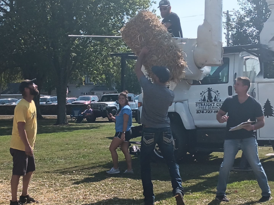 Hay toss