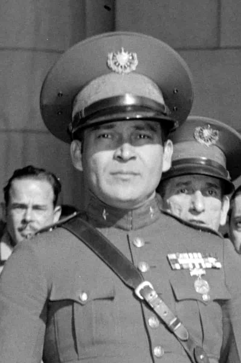 Flugencio Batista the former dictator of Cuba,  born January 16, 1901, Banes, Cuba and died, August 6, 1973, Marbella, Spain) 