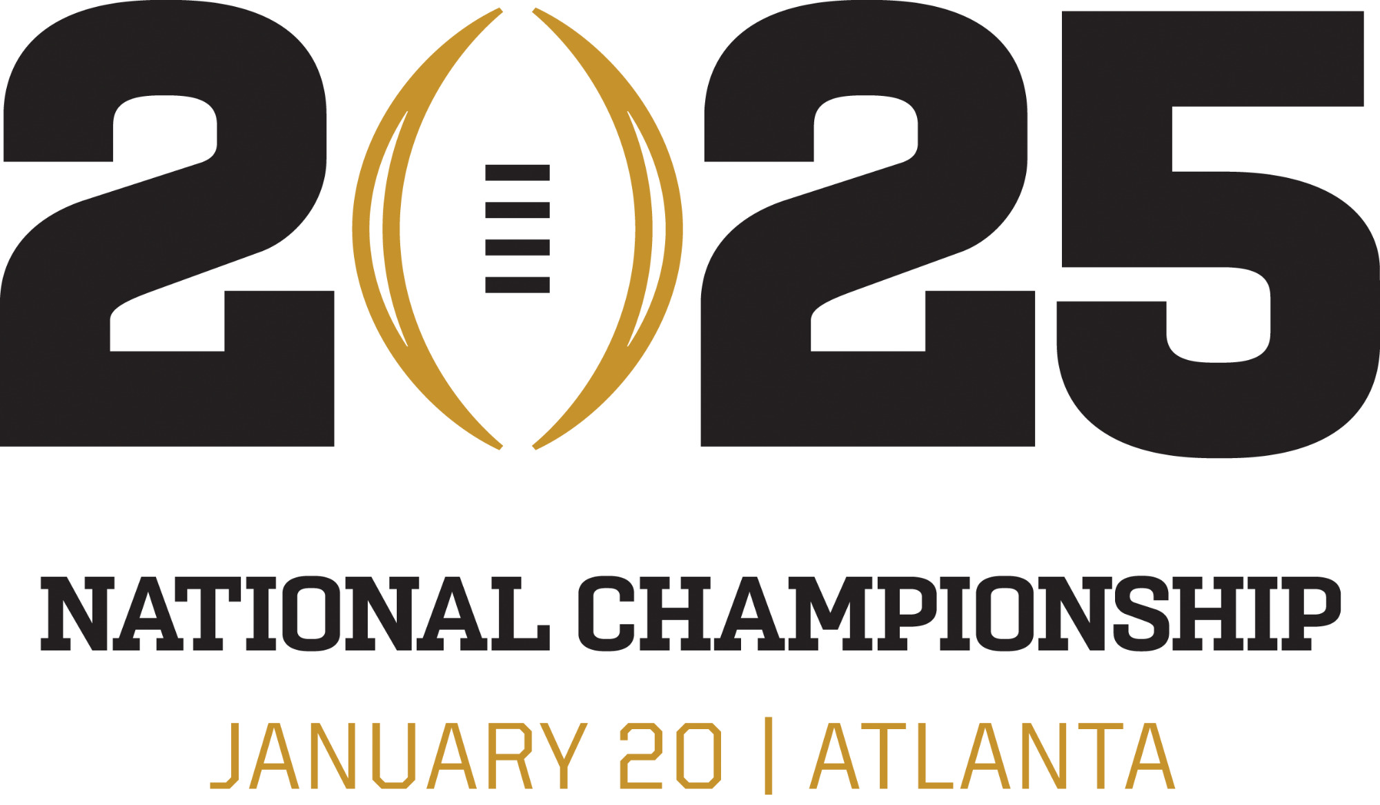 Ohio State beat Notre Dame 34-23 on January 20, 2025. The game was held at Mercedes-Benz Stadium in Atlanta, Georgia. (2025_College_Football_Playoff_National_Championship_Logo/Wikimedia Commons/CC BY 4.0)
