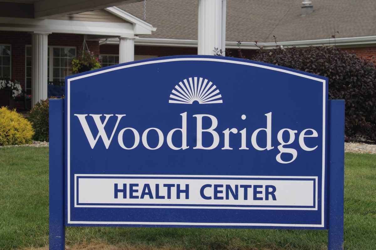 The Woodbridge Health Campus Health Center sign.