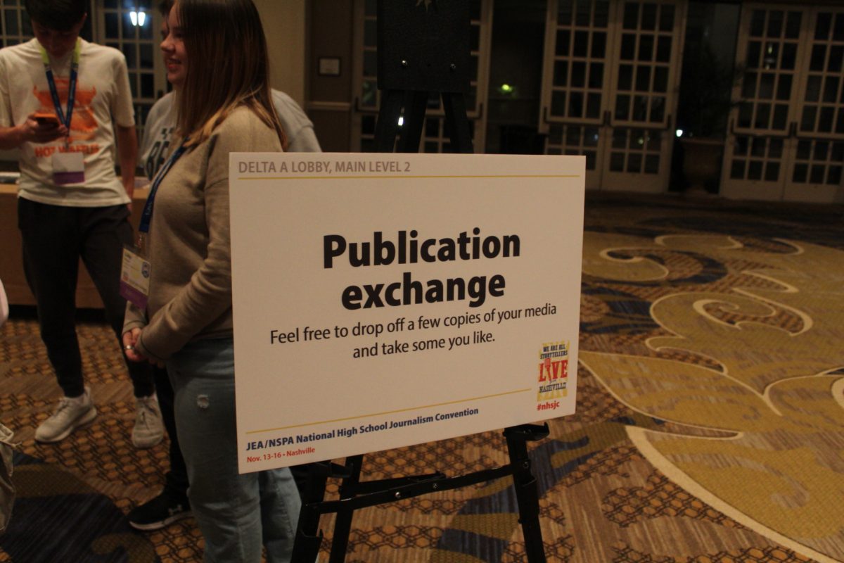 Schools around the nation got to leave their newspapers and yearbooks for others to see.