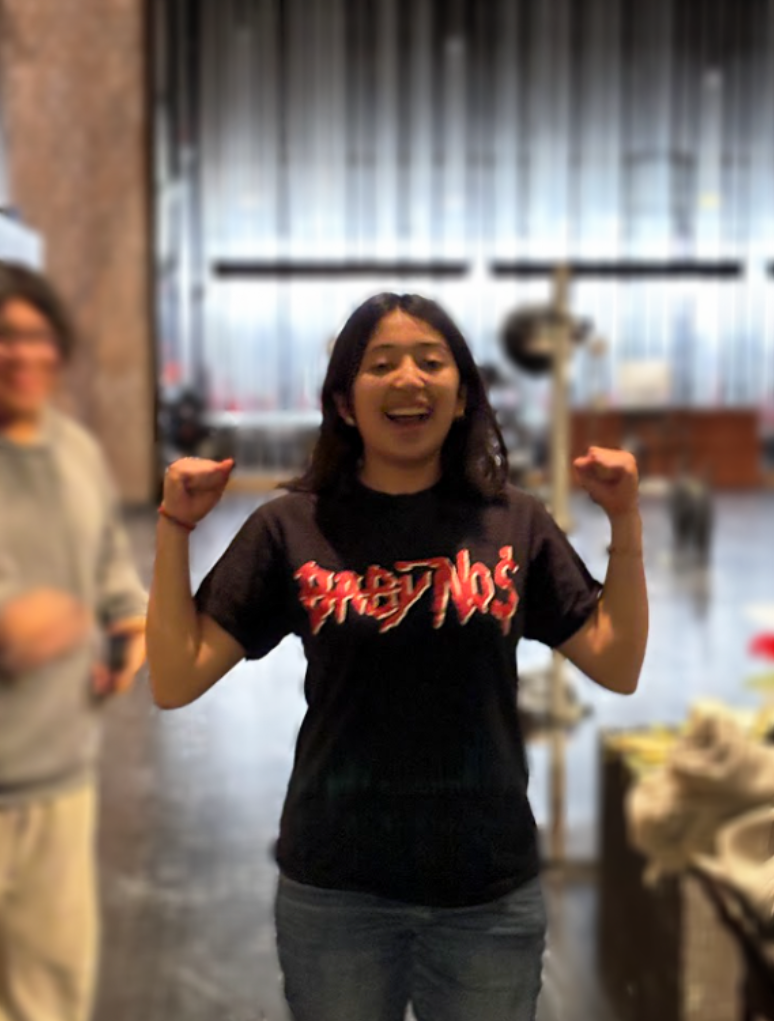 Senior Allison Miranda-Castro expresses her excitement about tech and the upcoming Tech Challenge.