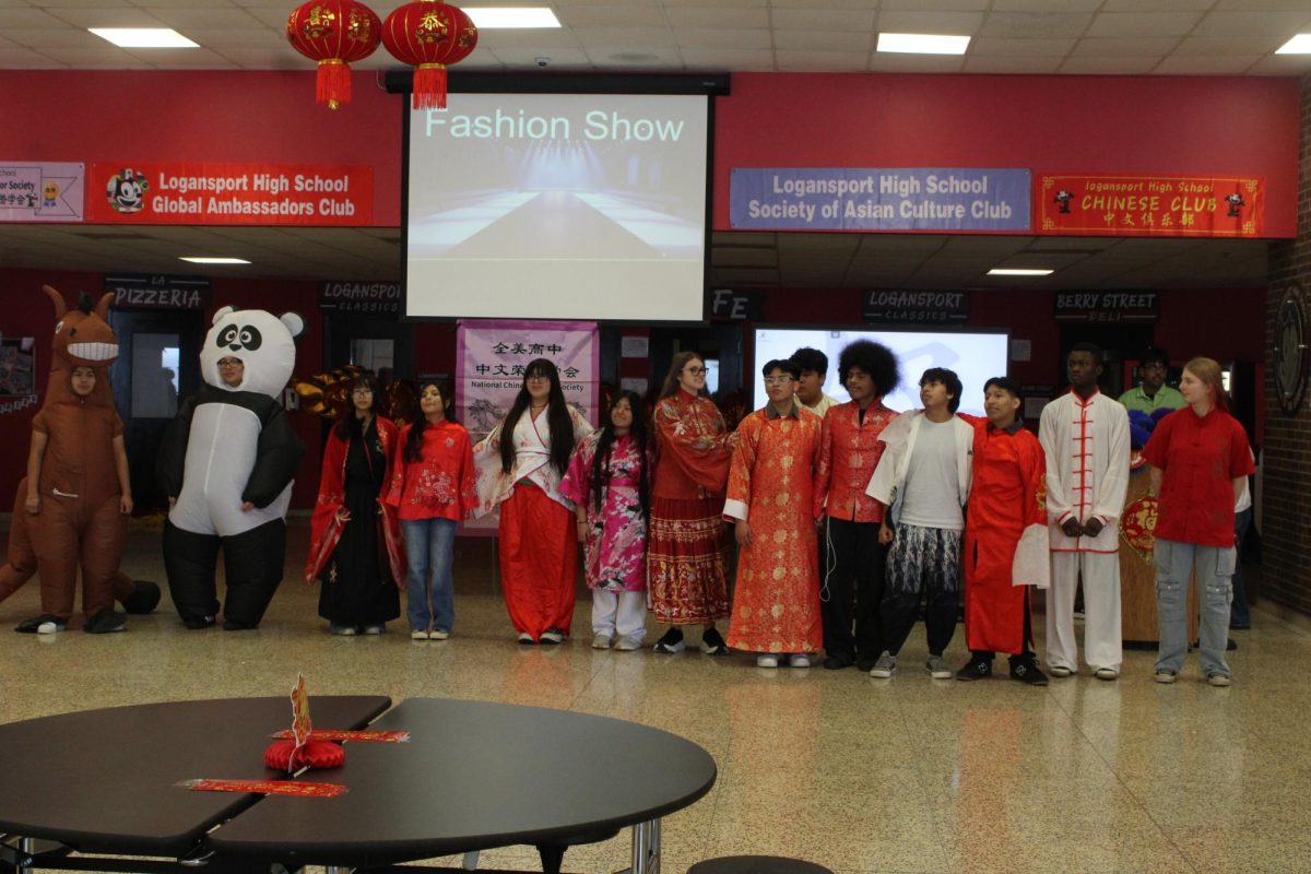 Members of Chinese Club, Global Ambassadors Club and the Society of Asian Culture line up to show off the unique fashion in China.