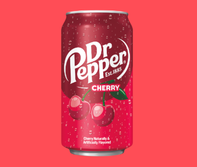 A can of Dr Pepper Cherry. (Dr Pepper)
