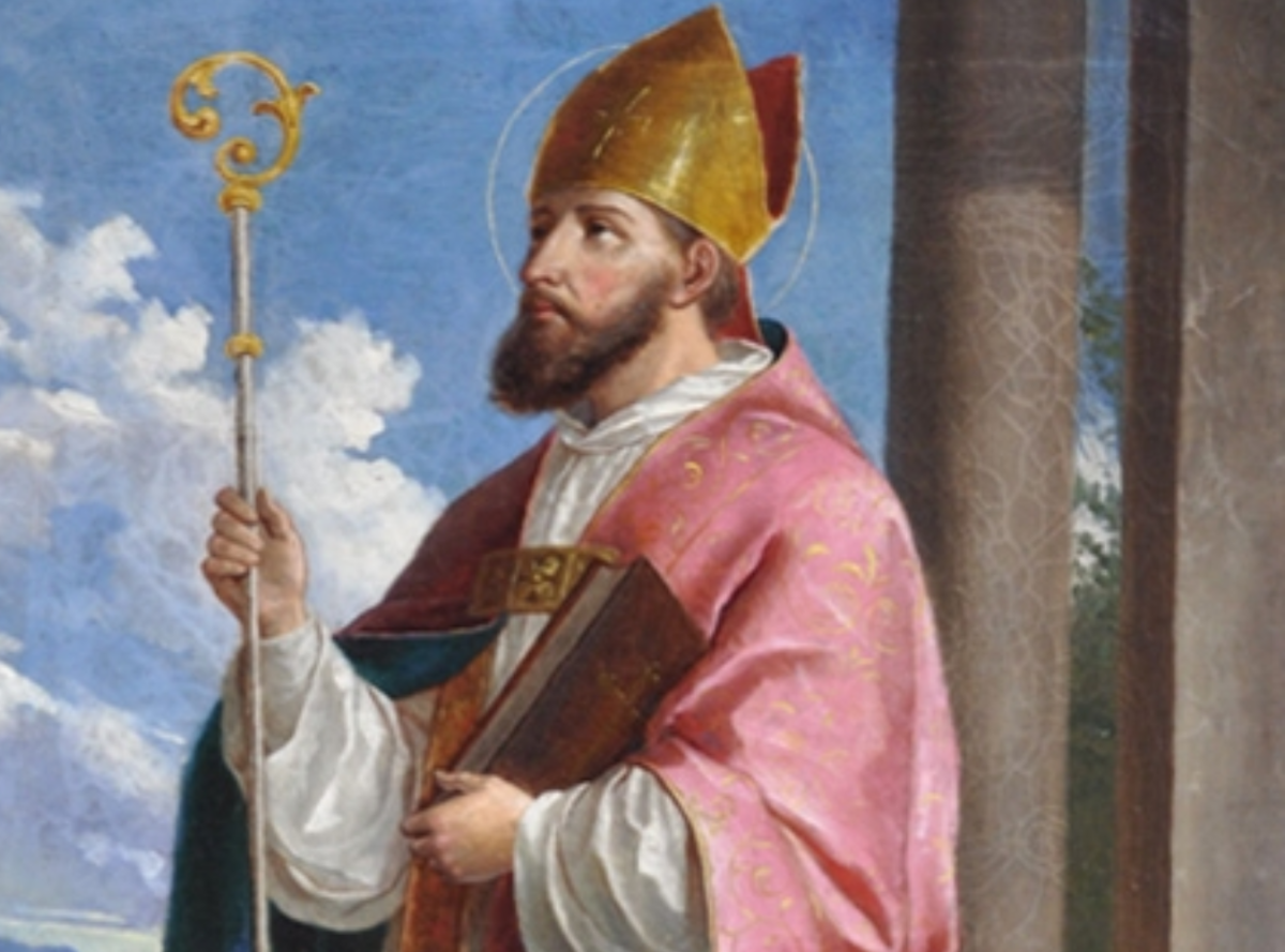 Patron Saint of Lovers, Saint Valentine. 

(St. Valentine by Matija Bradaška)