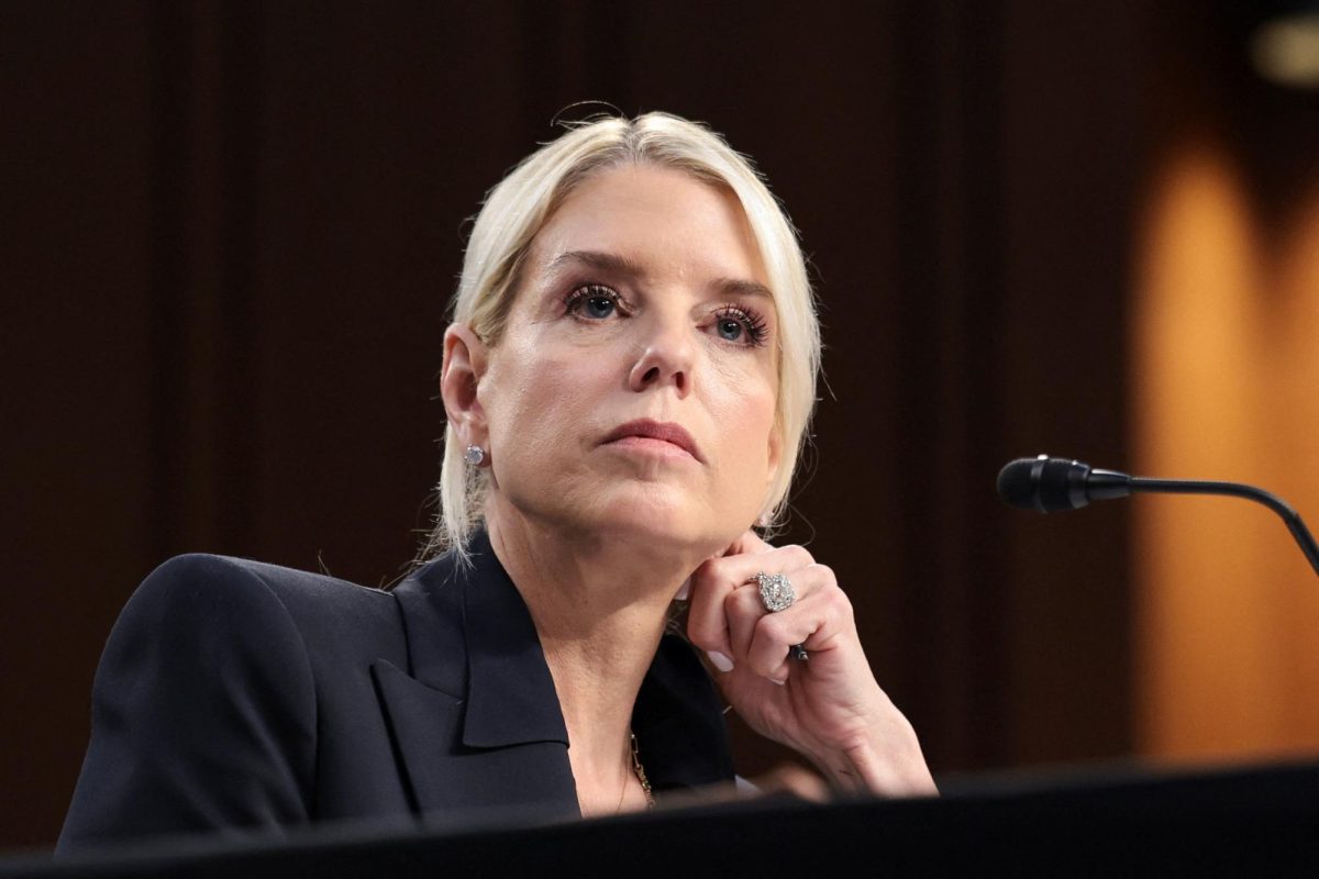 U.S. Attorney General Pam Bondi testifies before a Senate Judiciary Committee oversight hearing on Capitol Hill in Washington, D.C., U.S., October 7, 2025. REUTERS/Jonathan Ernst