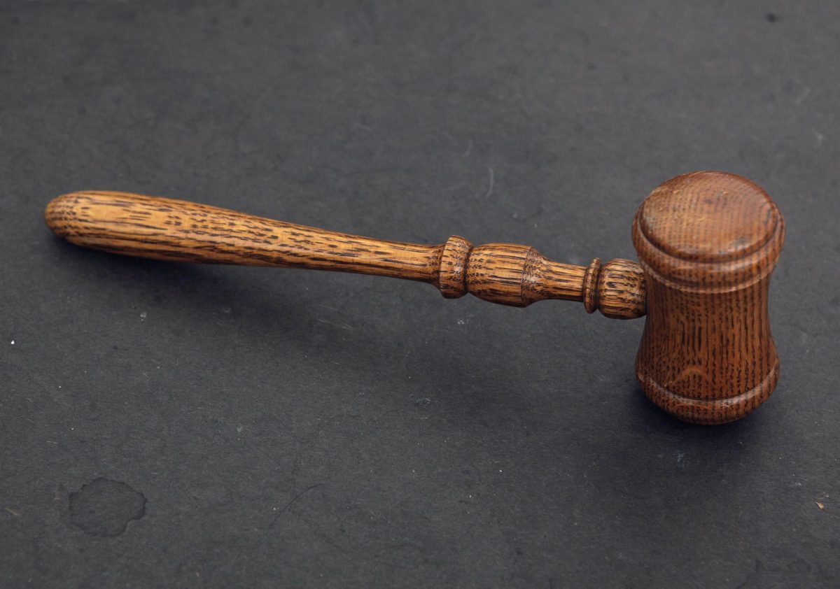 The judge's gavel is seen in a court room. Picture taken February 3, 2012.  REUTERS/Chip East